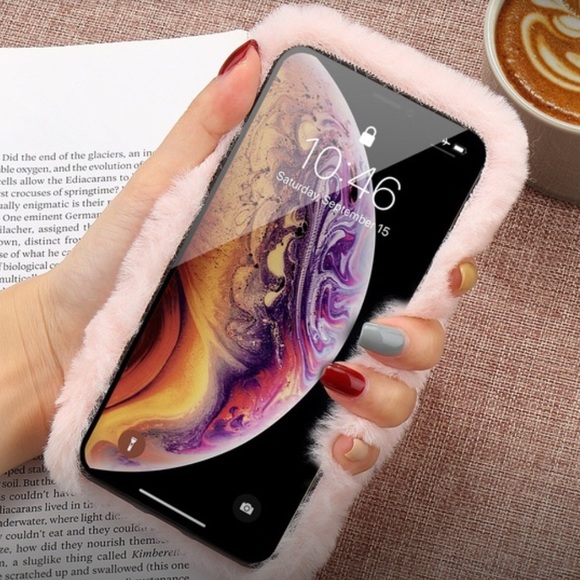 Pink Fluffy IPhone Case - Picture 3 of 4